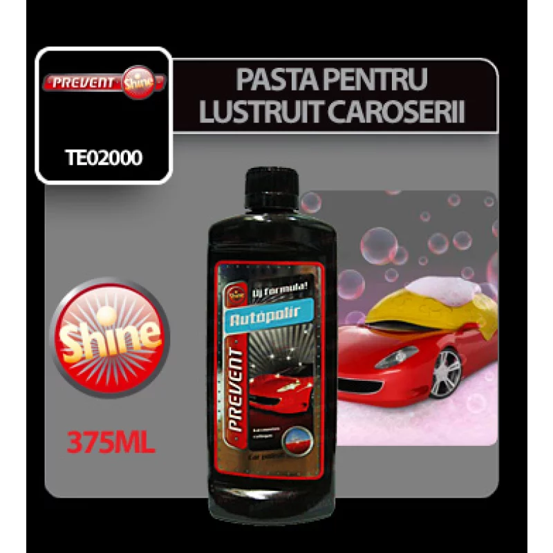 Pasta pentru lustruit caroserie Prevent 375 ml cu efect de protectie