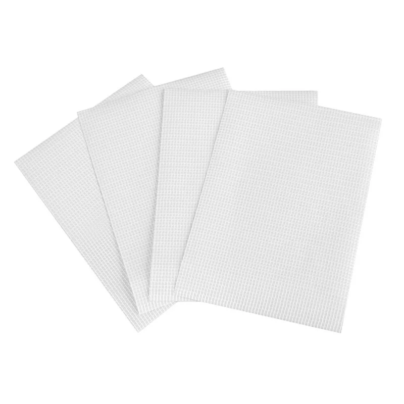Set 4 petice transparente pentru reparare prelata semiremorca 15x21 cm
