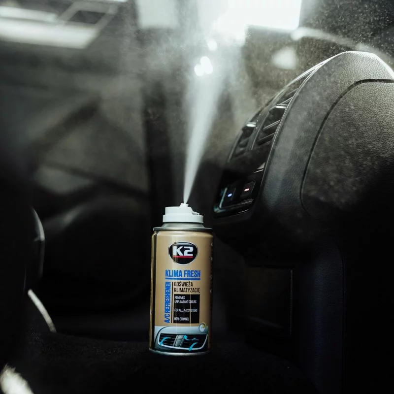 Spray curatare si improspatare aer conditionat auto K2 Klima Fresh Lamaie 150 ml