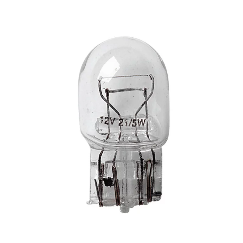 Bec auto W21/5W 12V pentru pozitie si frana, soclu W3x16q, 2 buc