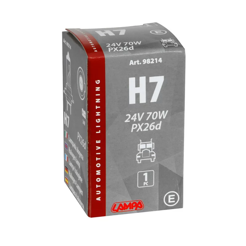 Bec halogen H7 24V 70W PX26d Lampa pentru camion și utilitare, 1 buc