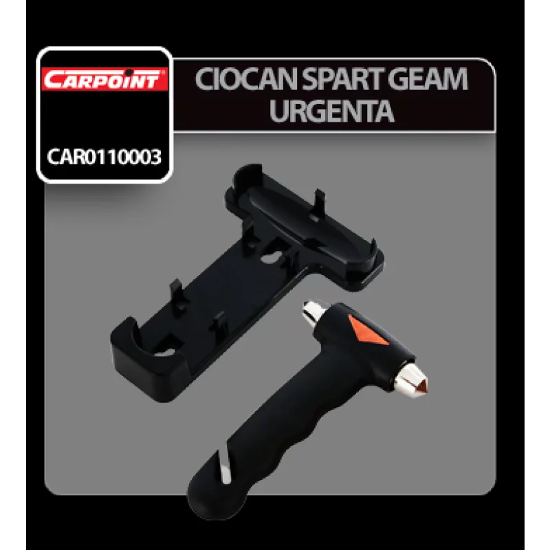 Ciocan auto de urgenta pentru spart geam si taiat centura