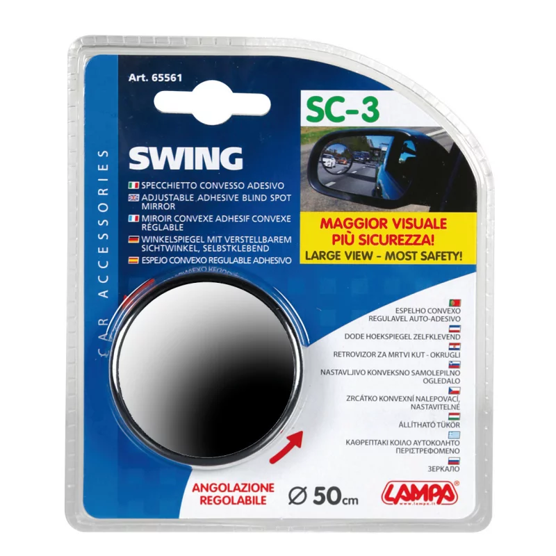 Oglinda unghi mort convexa Swing 50 mm pentru retrovizoare auto