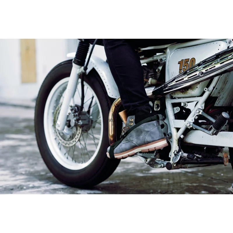 Protectie pantof pentru motocicleta, universala, neagra, 1 bucata