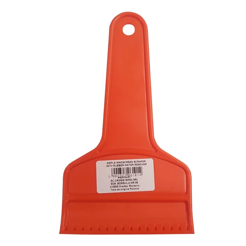 Răzuitor gheață pentru parbriz cu mâner și lamelă din cauciuc