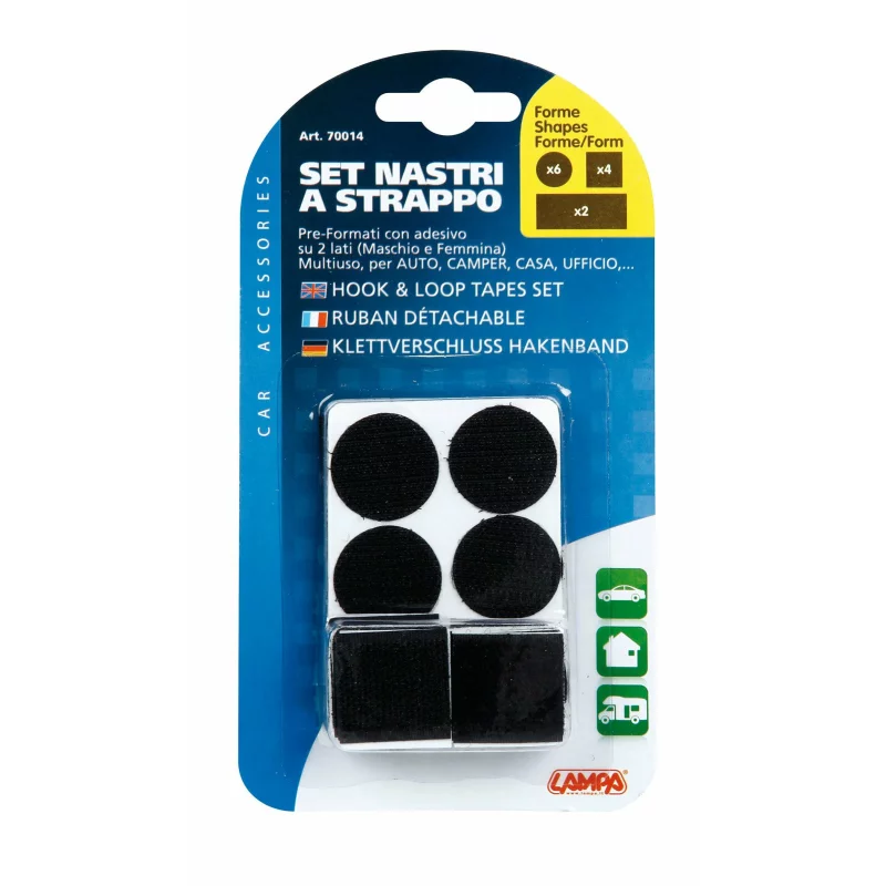 Set scai autoadeziv universal 12 bucăți pentru mașină, birou și rulotă