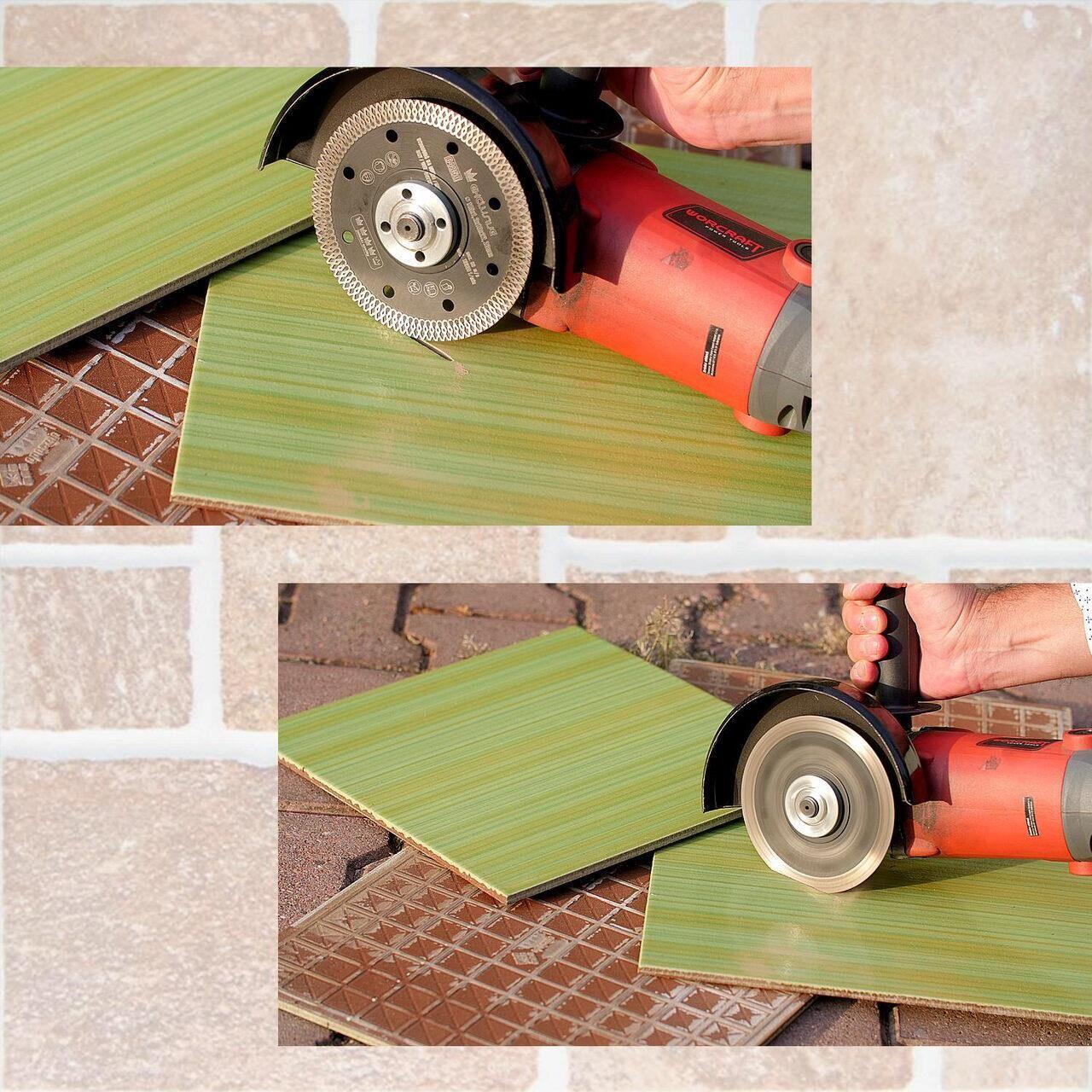 Set 3 discuri diamantate turbo subtire, ceramica, taiere umeda si uscata, 125 mm/22.23 mm, Richmann Exclusive GartenVIP DiyLine