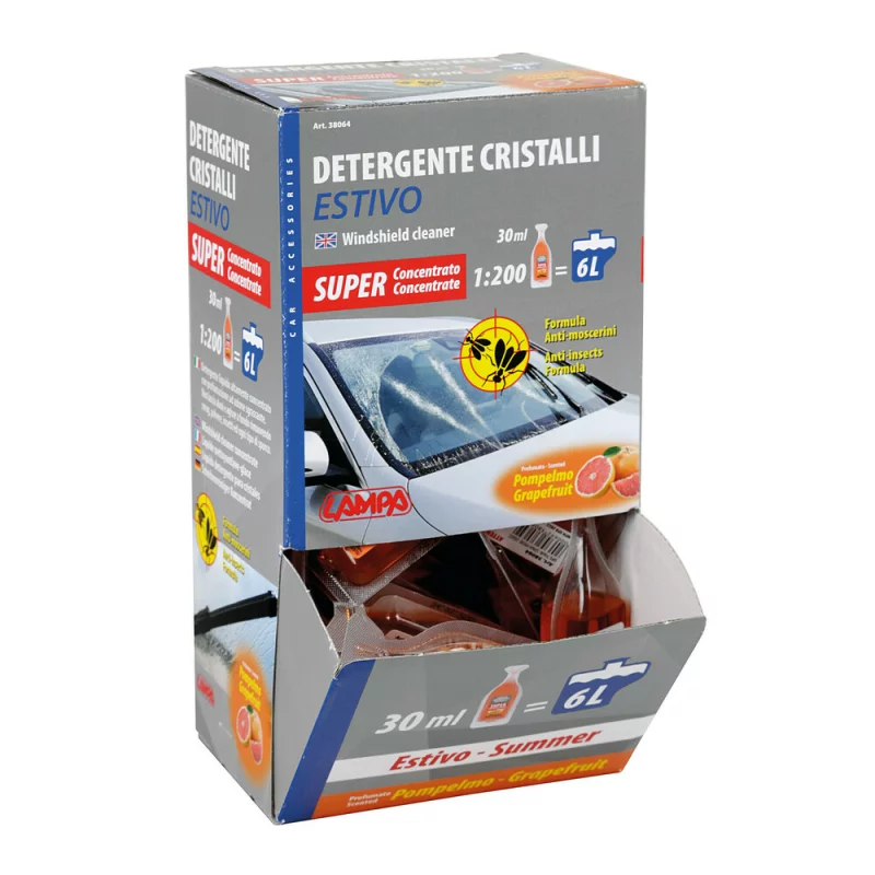 Soluție concentrată pentru parbriz vara, grapefruit, 30 ml, diluție 1:200