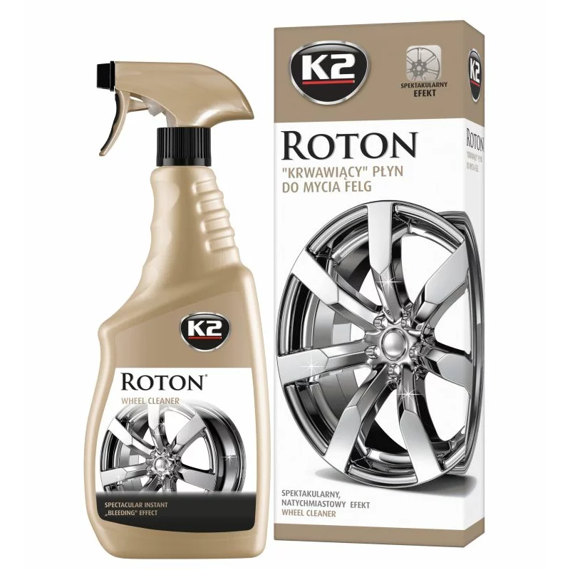 Soluție pentru curățat jante K2 Roton 700 ml, efect activ pentru praf de frână