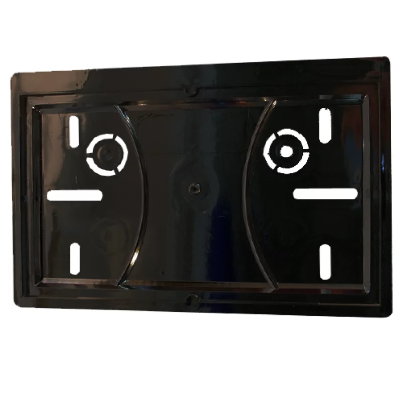 Suport numar inmatriculare moto negru 24,5x16 cm pentru scuter si ATV