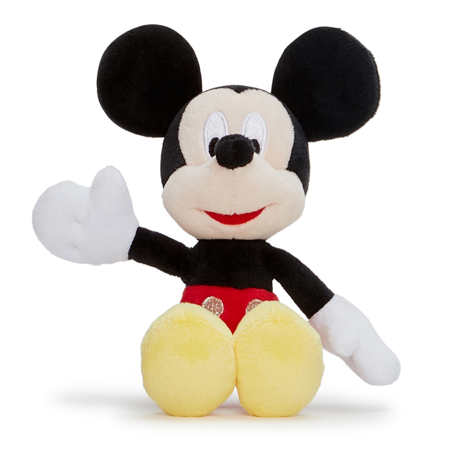 Jucărie de pluș Mickey Mouse 20 cm, moale și colorată pentru copii