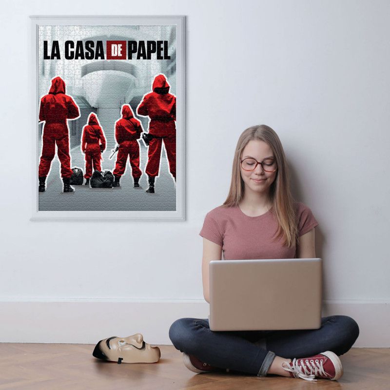 Puzzle Clementoni La Casa de Papel, 1000 piese, 69 x 50 cm