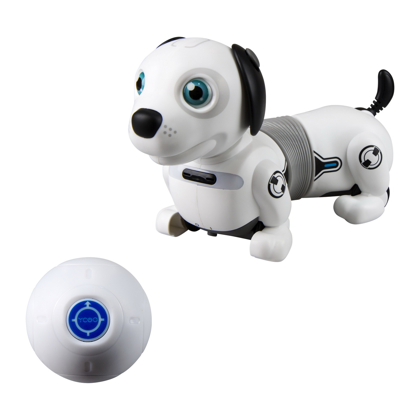 Cățel robot interactiv Dackel Junior, extensibil și cu reacții inteligente