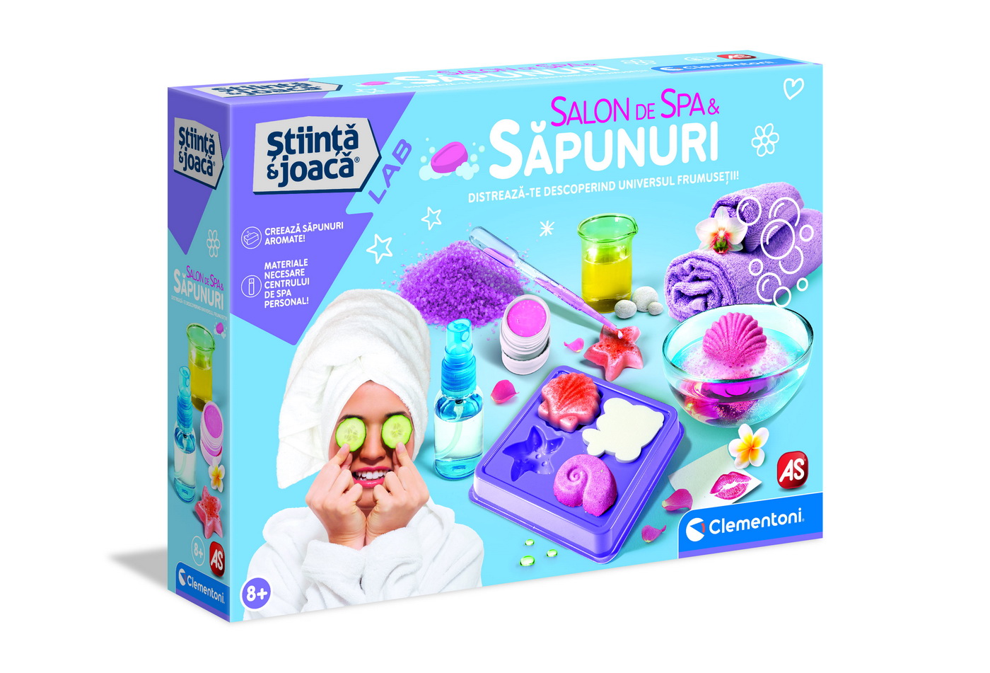 Set laborator SPA si sapunuri aromate pentru copii 8+