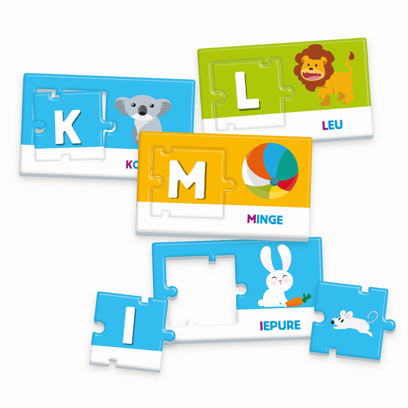 Joc educativ Agerino Alfabetul pentru invatarea literelor si cuvintelor 3+ ani