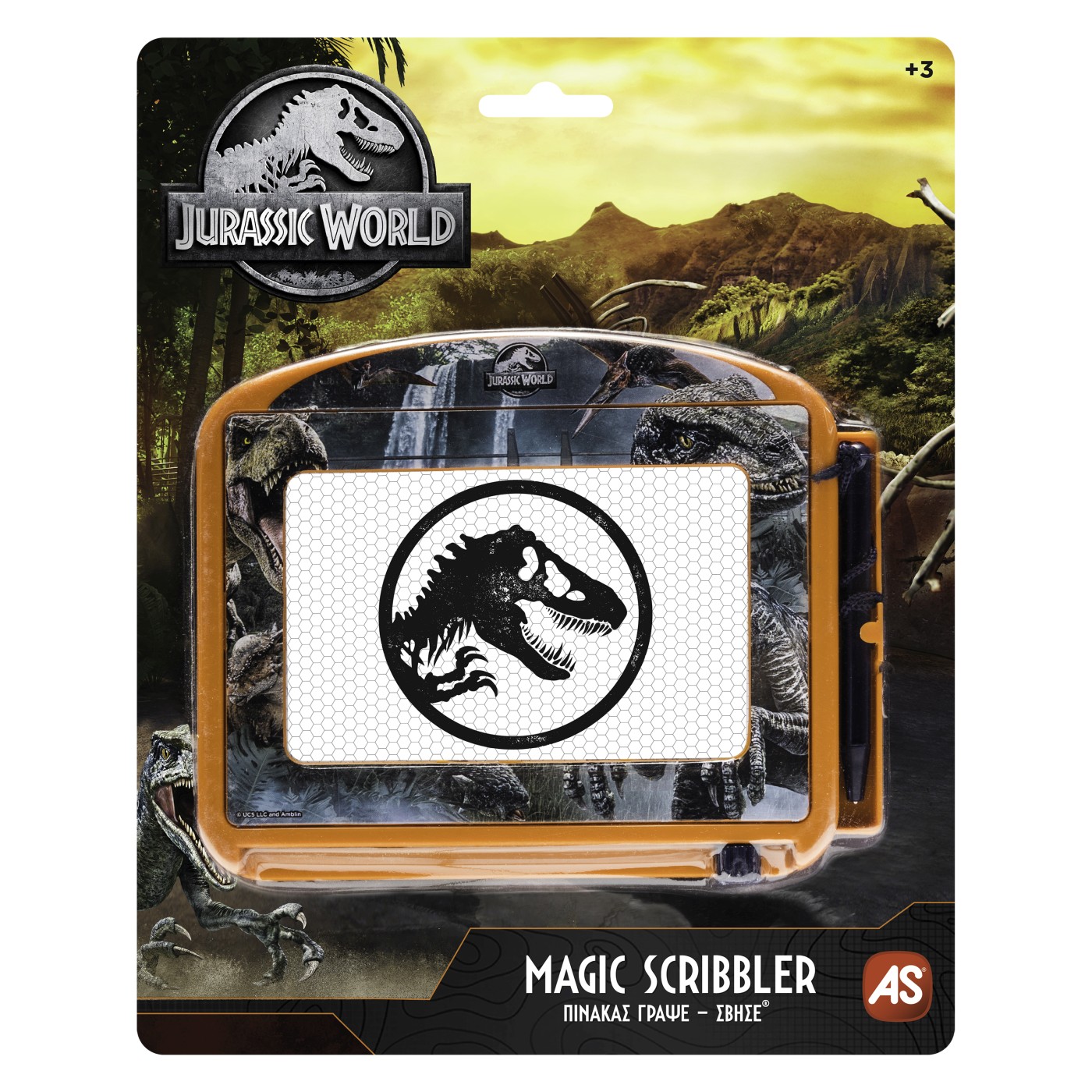Tablă de scris magnetică Jurassic World Magic Scribbler Travel