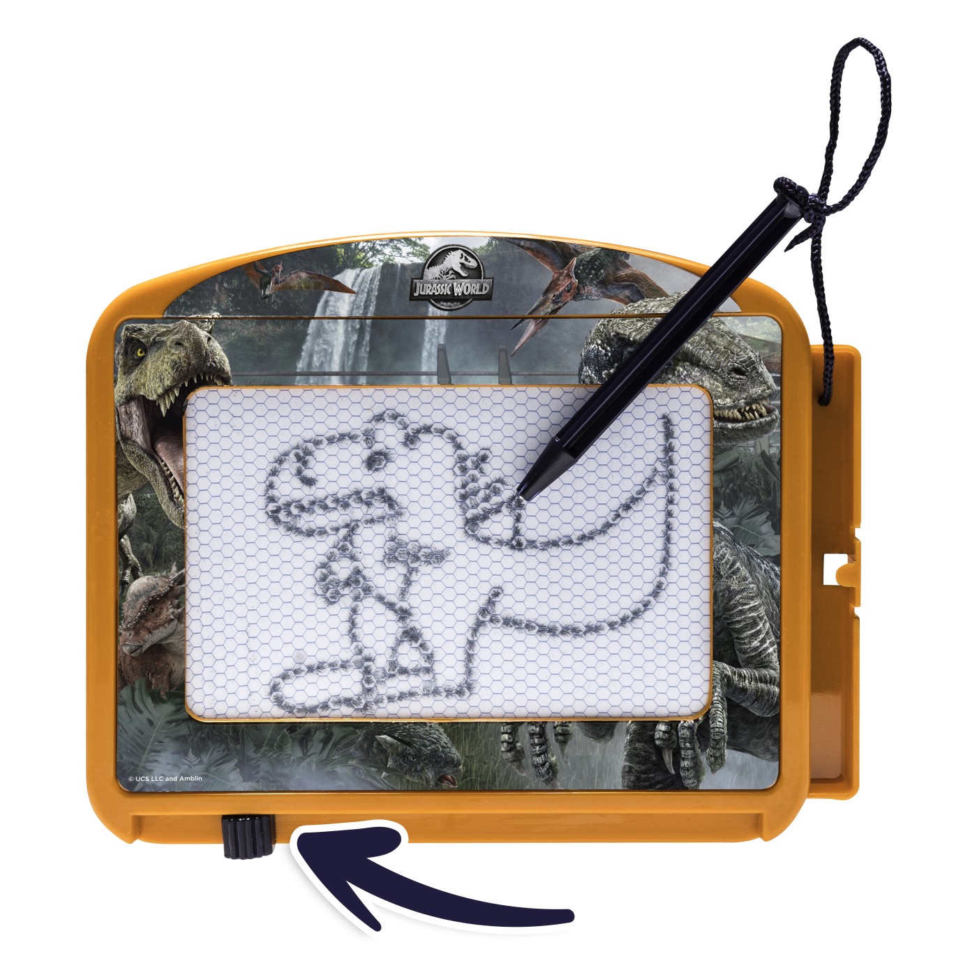 Tablă de scris magnetică Jurassic World Magic Scribbler Travel