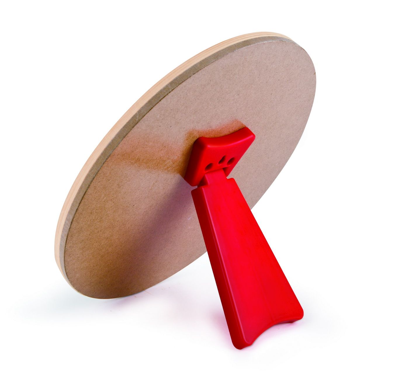 Ceas educativ din lemn Hape cu forme geometrice si cifre, 24,5 cm