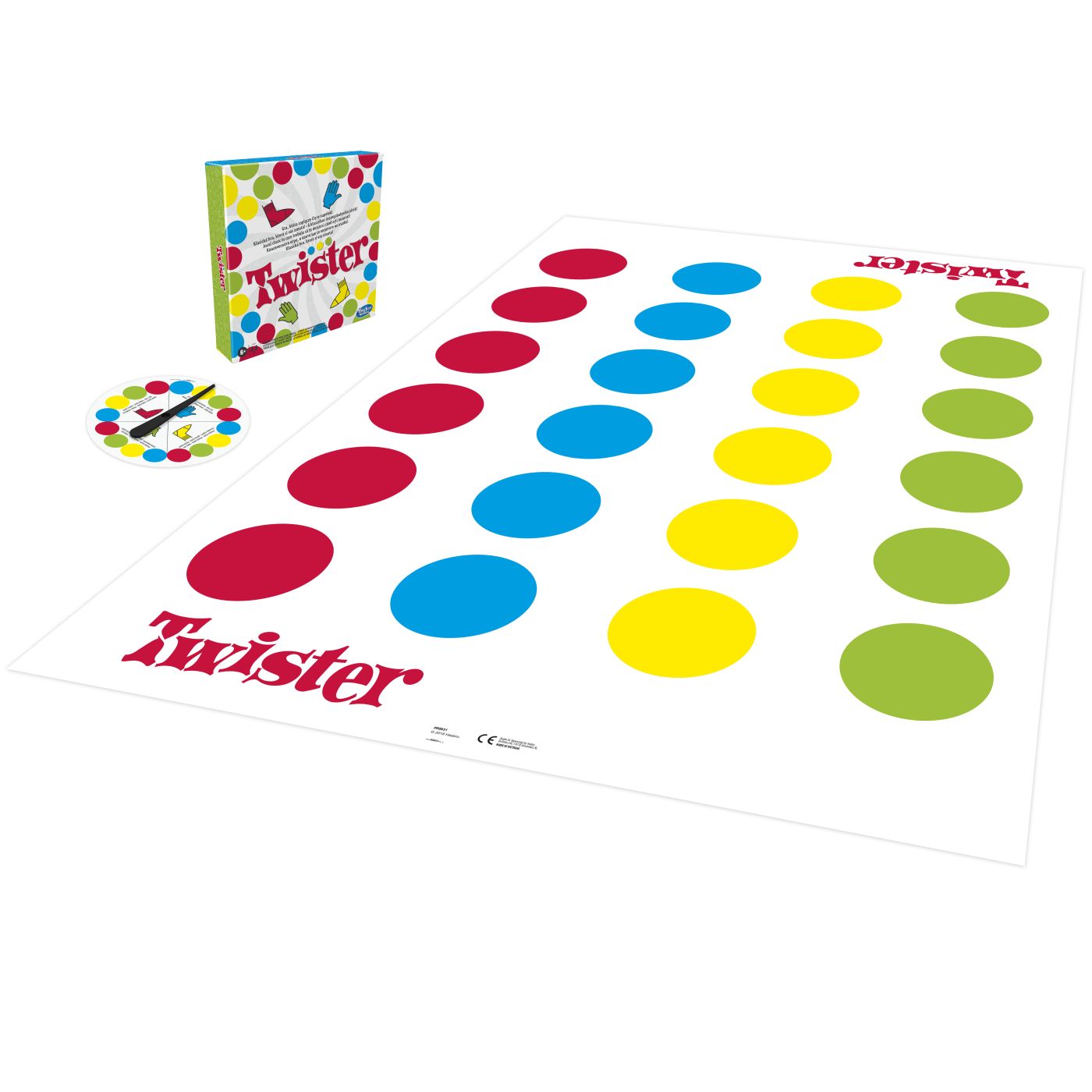 Joc Twister Original Hasbro pentru 2-4 jucători, 6+ ani