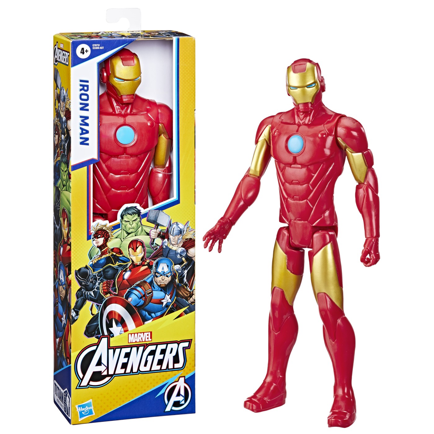 Figurină Iron Man Avengers Titan Hero 29 cm, articulată, Hasbro