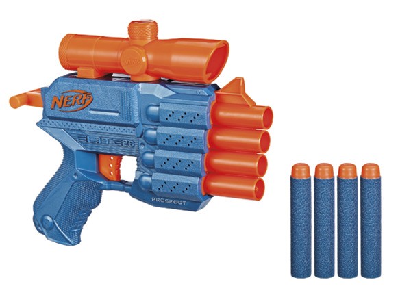 Set Nerf Elite 2.0 Face Off cu 2 blastere, tinta si 12 darturi