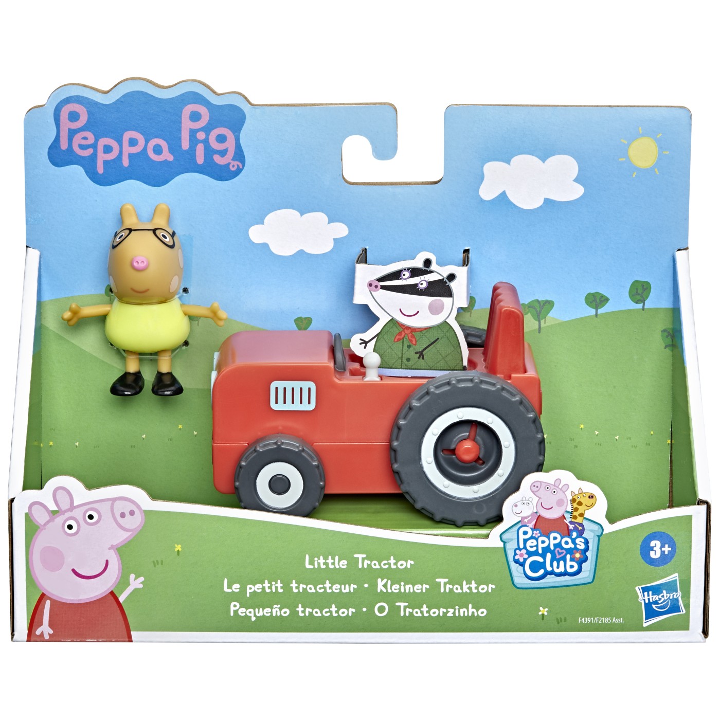 Peppa Pig vehicul cu figurina Micul Tractor pentru copii 3+