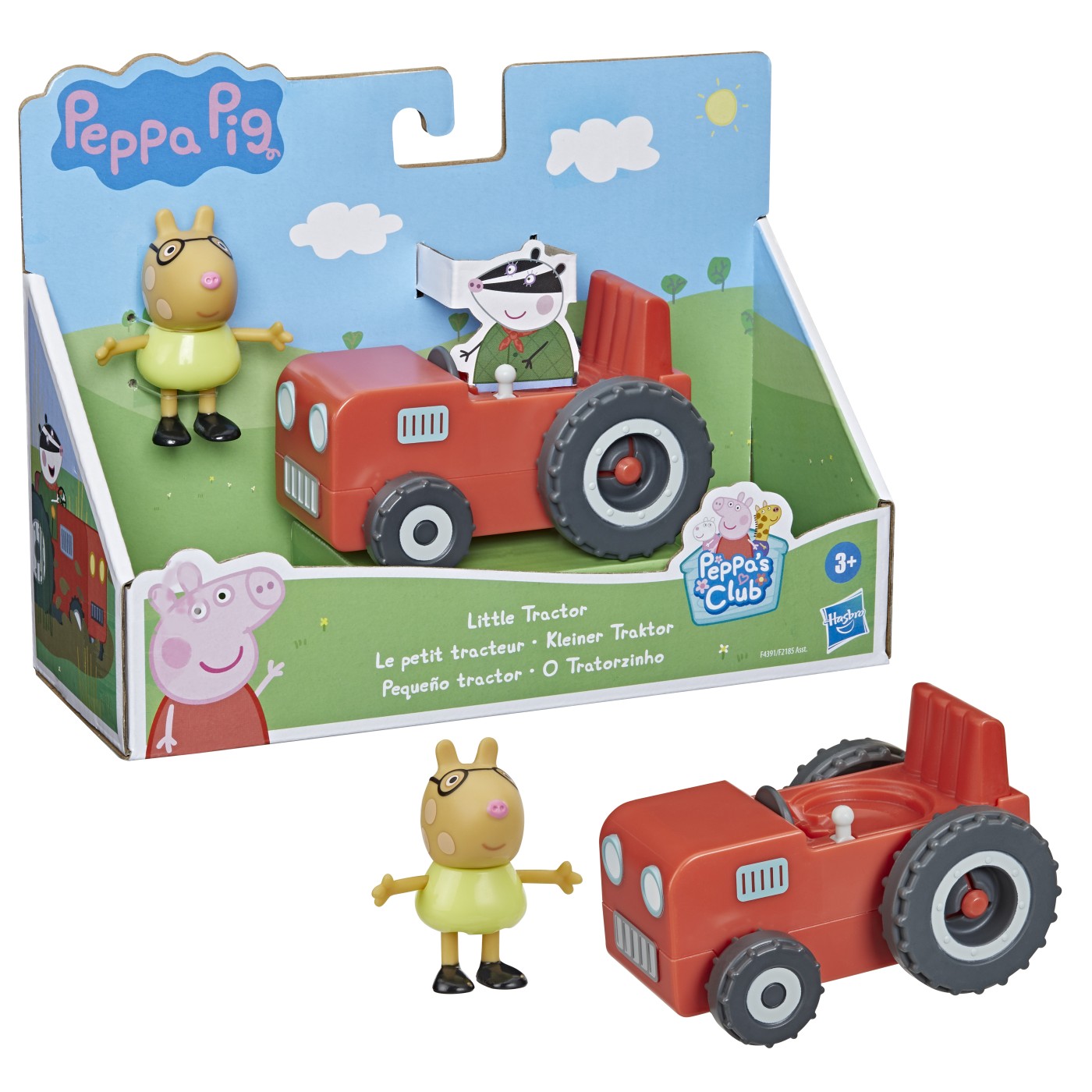 Peppa Pig vehicul cu figurina Micul Tractor pentru copii 3+