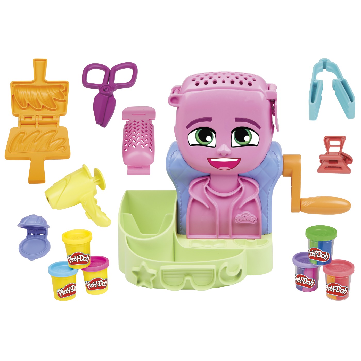 Set de joaca Play-Doh Salon de Coafura cu 340 g pasta modelatoare