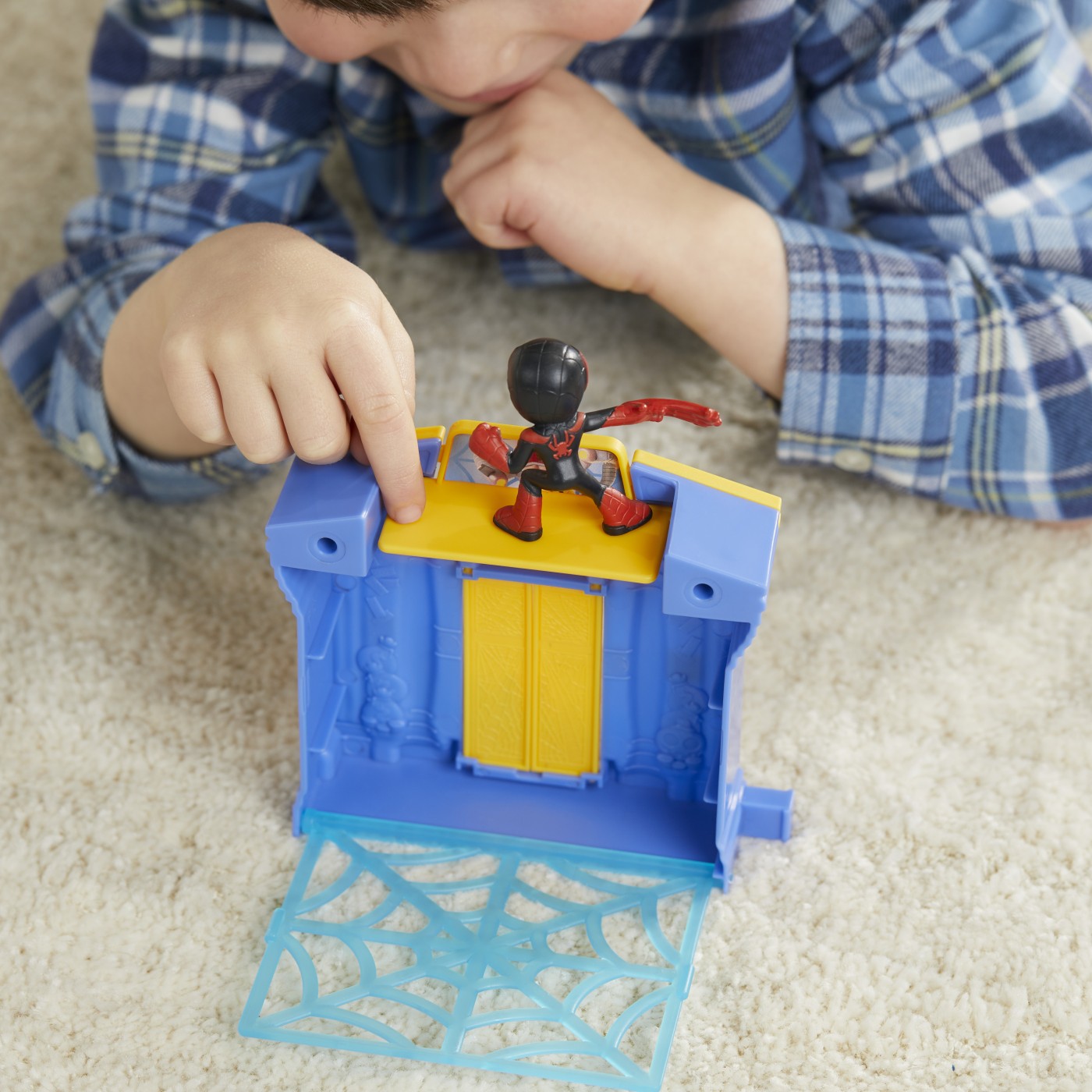 Set de construcție Spidey și Prietenii Extraordinari City Bloks Bancă