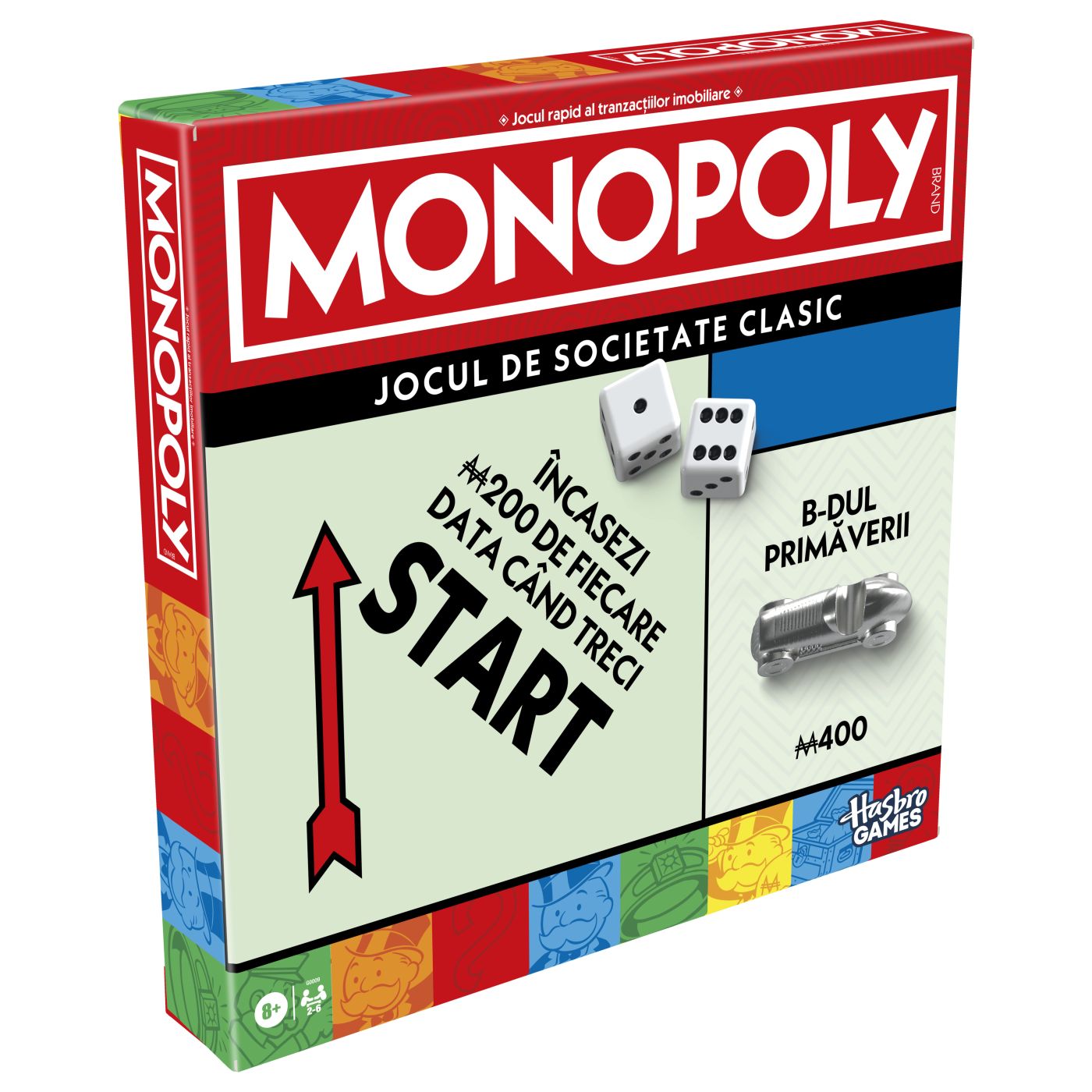 Monopoly joc clasic în limba română, joc de societate pentru familie