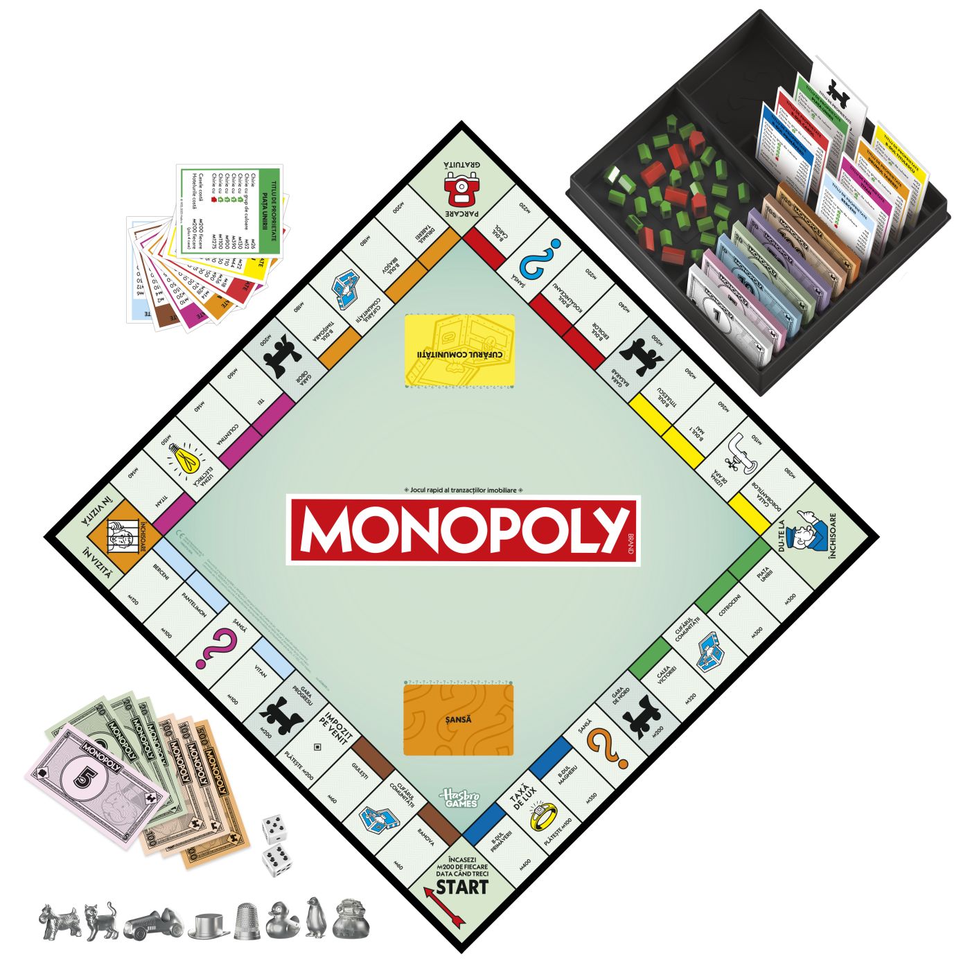 Monopoly joc clasic în limba română, joc de societate pentru familie