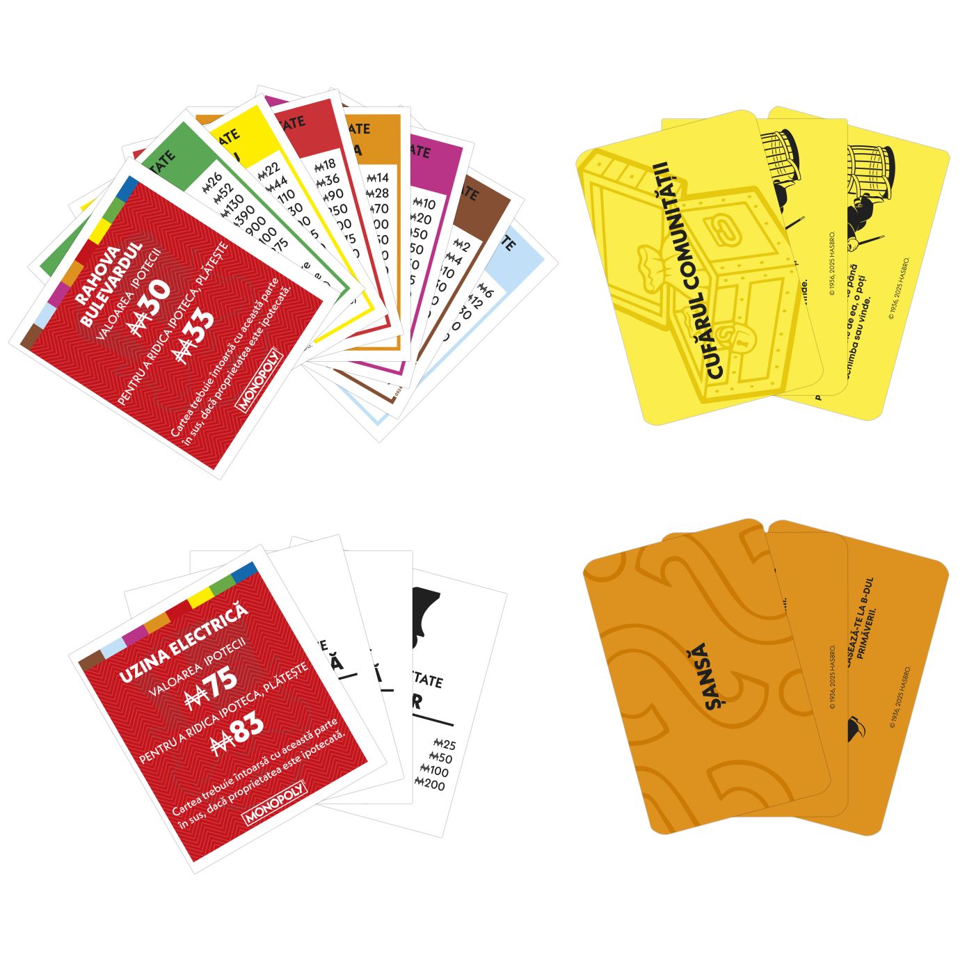 Monopoly joc clasic în limba română, joc de societate pentru familie
