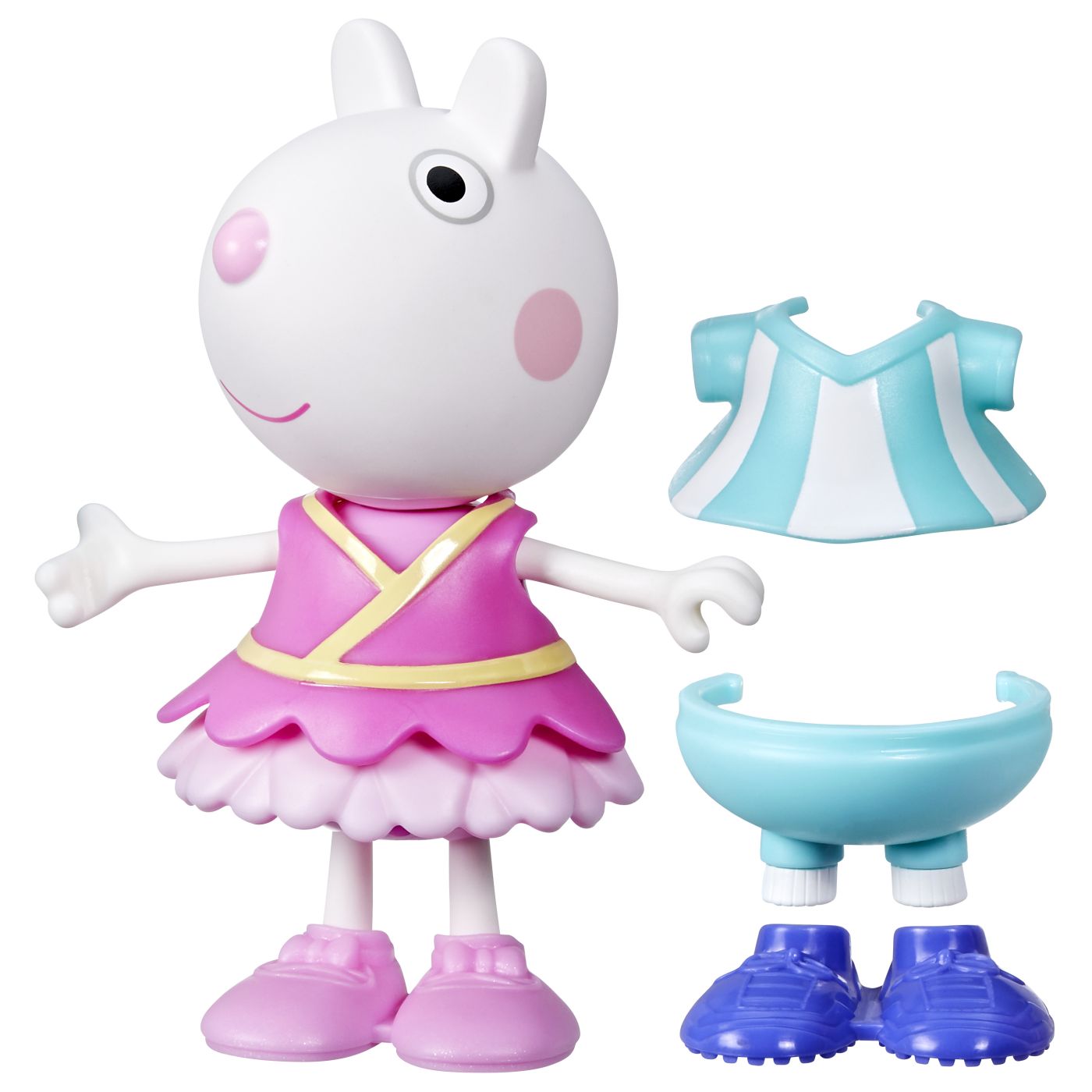 Figurina Peppa Pig Oita Suzy 15 cm cu accesorii vestimentare