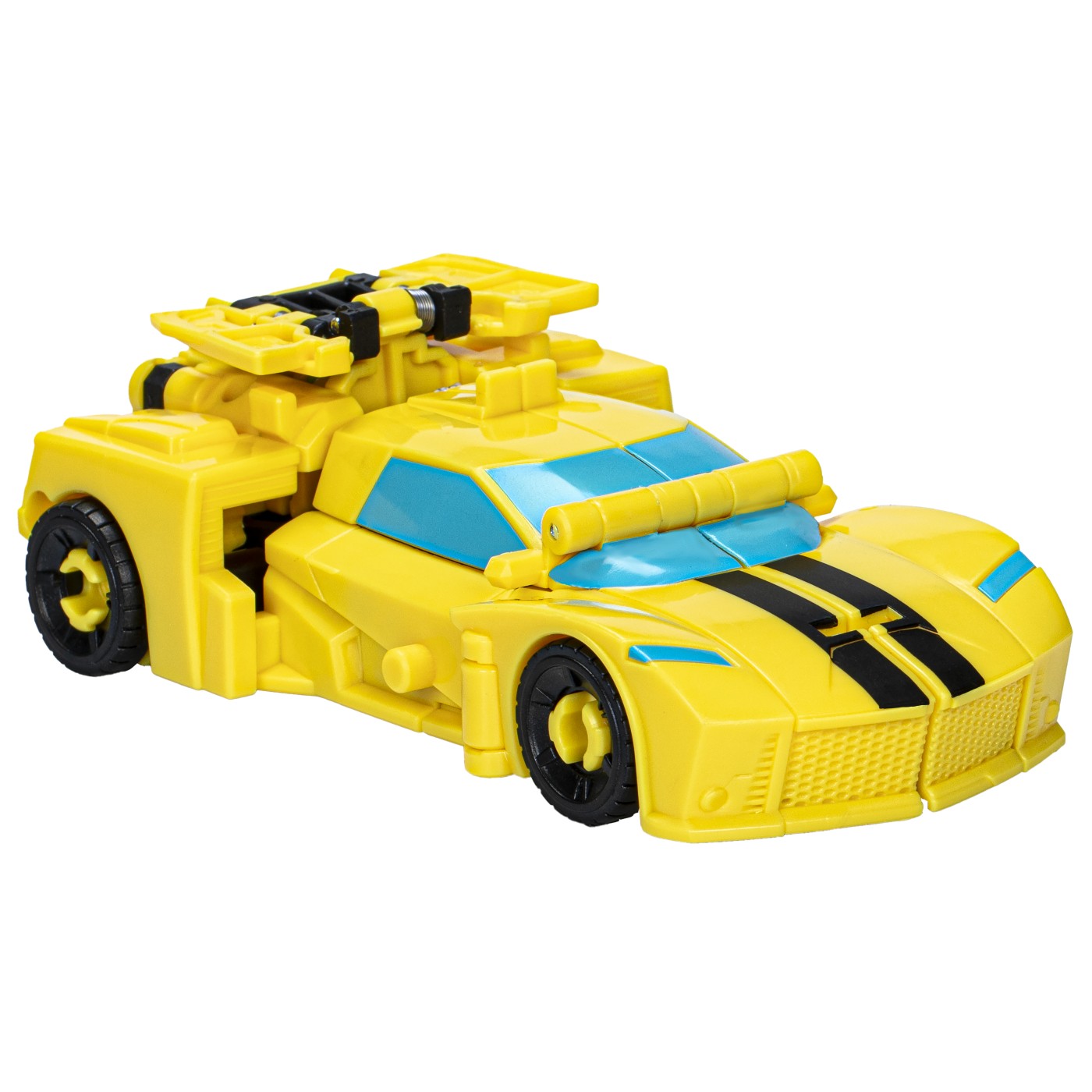 Set figurine Transformers EarthSpark Bumblebee si Mo Malto Cyber-Combiner