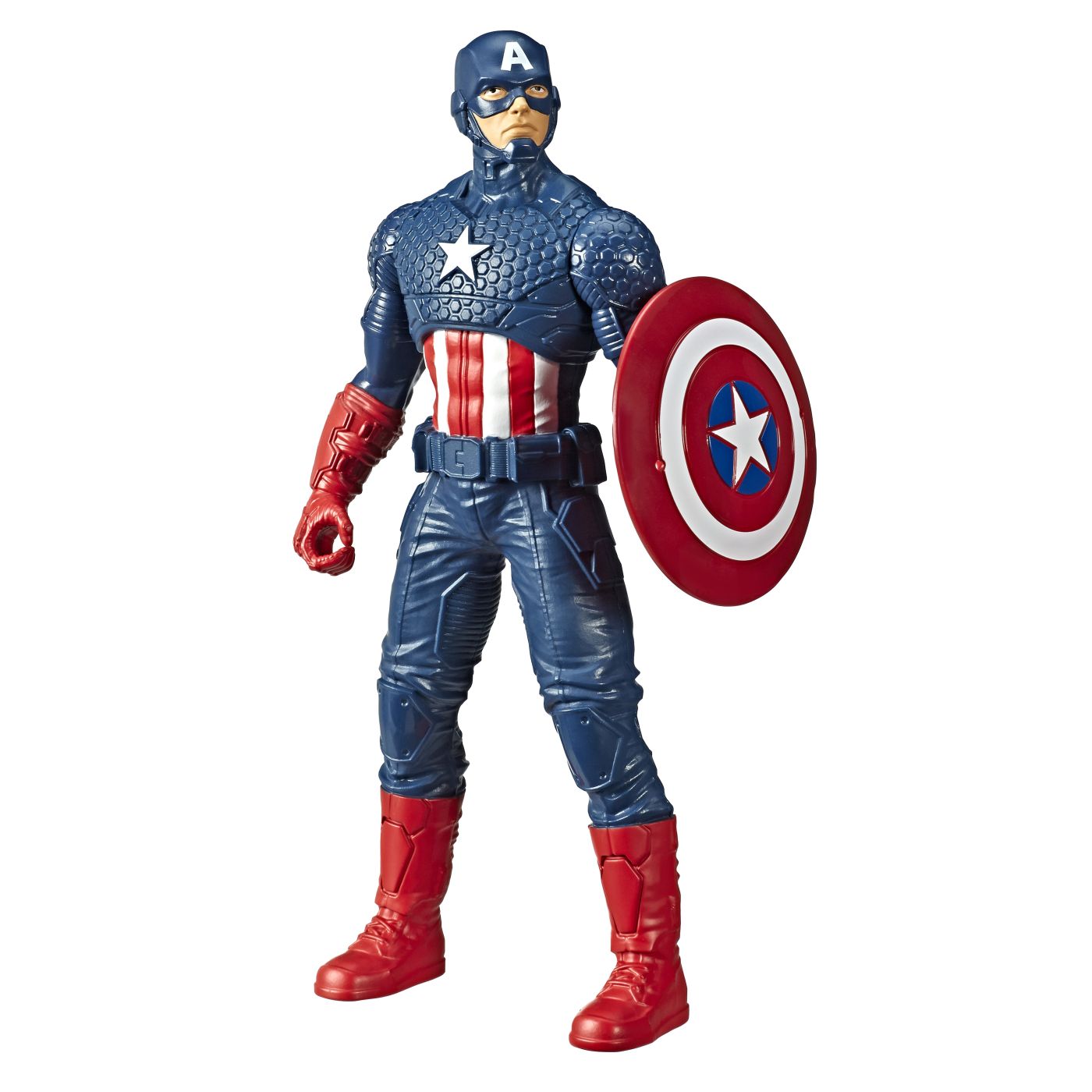 Figurină Captain America Marvel Avengers 24 cm, Hasbro, multicolor