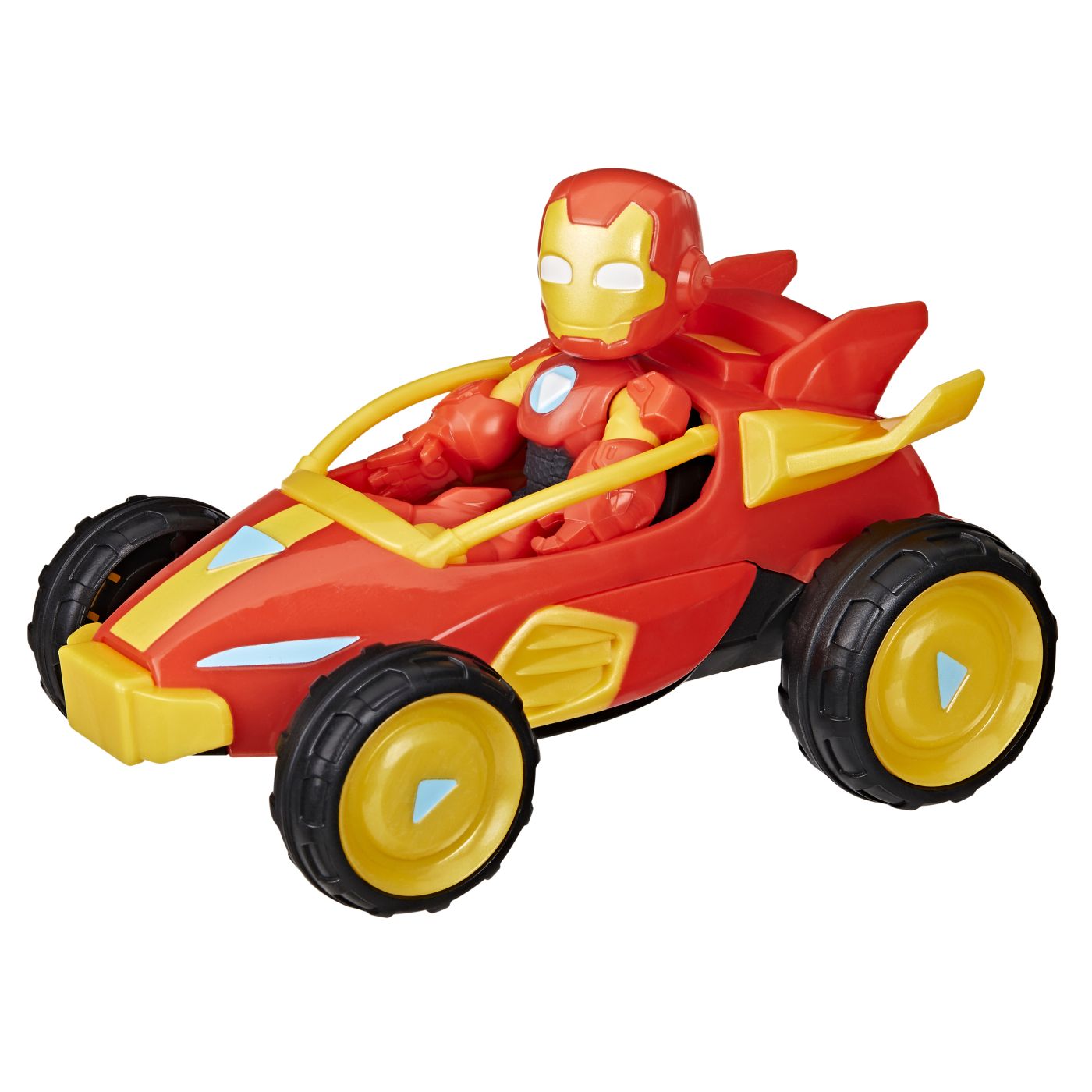 MARVEL IRON MAN SI PRIETENII SAI UIMITORI SET VEHICUL SI FIGURINA IRON MAN