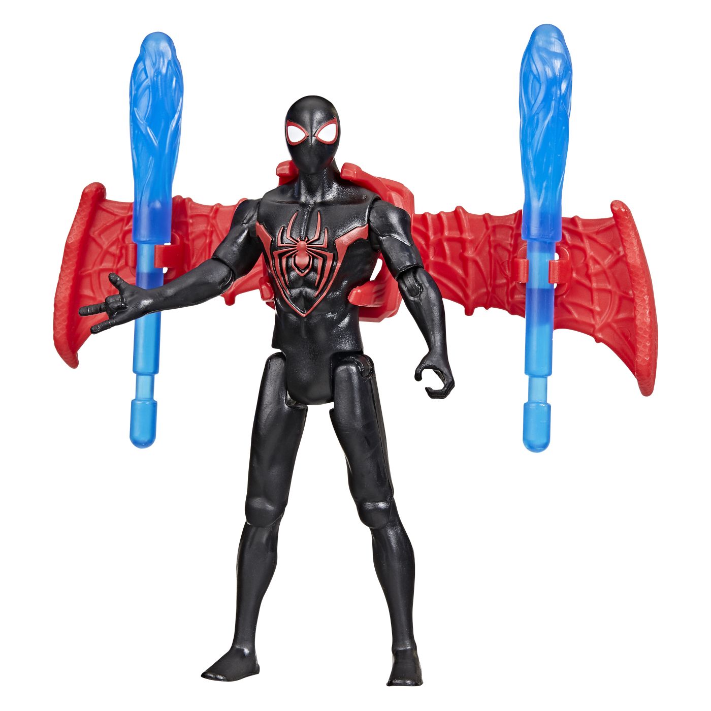 Set Marvel Spider-Man Miles Morales cu mașină lansator și figurină