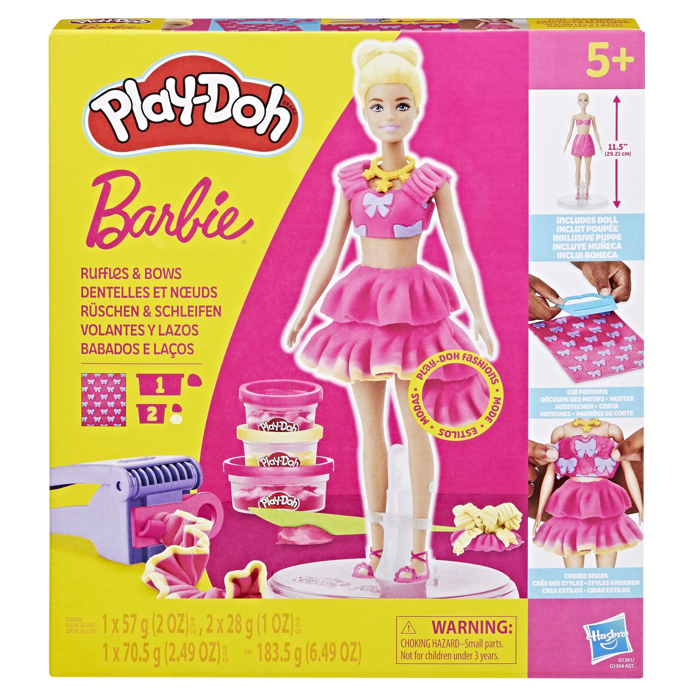 PLAY DOH BARBIE SET VOLANASE SI FUNDITE CU PAPUSA INCLUSA