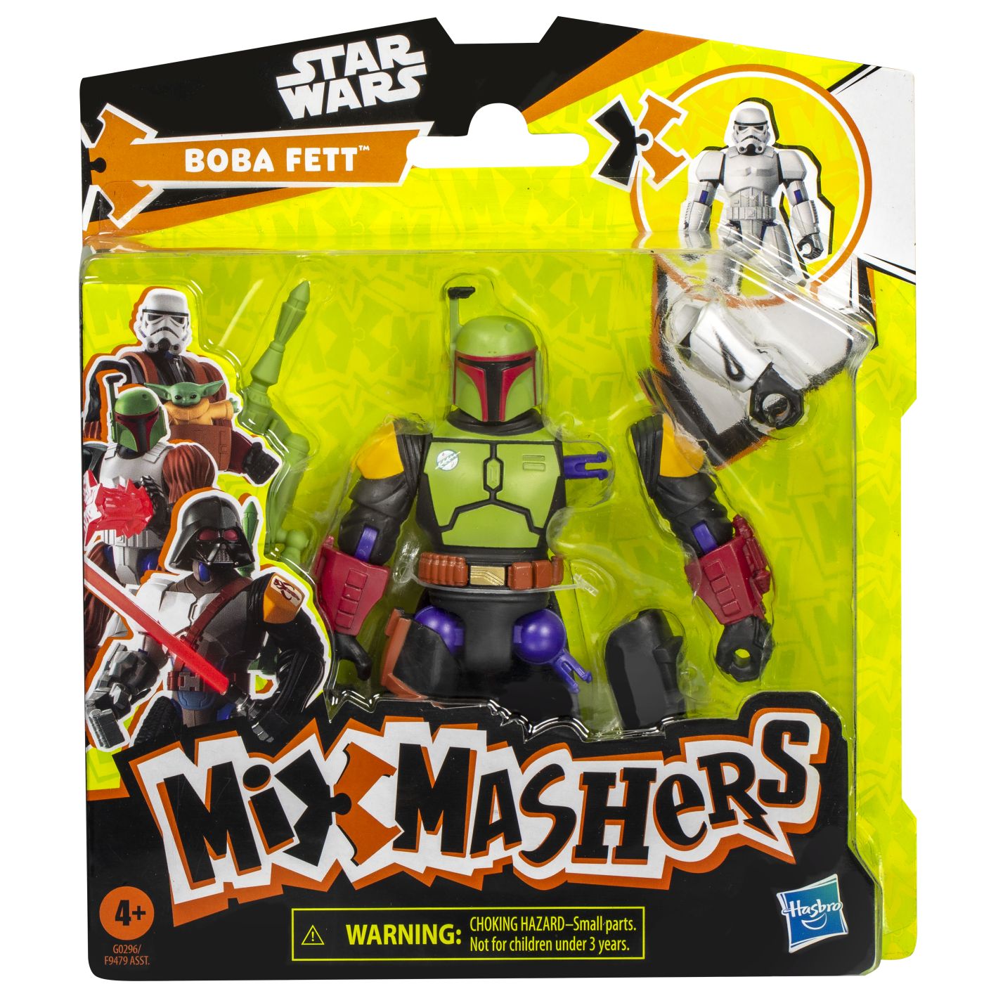 Figurina Star Wars MixMashers Boba Fett 12 cm cu accesorii