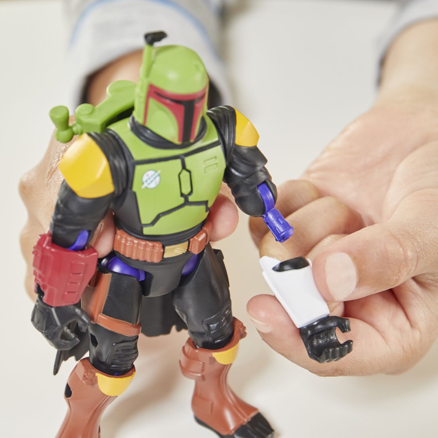 Figurina Star Wars MixMashers Boba Fett 12 cm cu accesorii