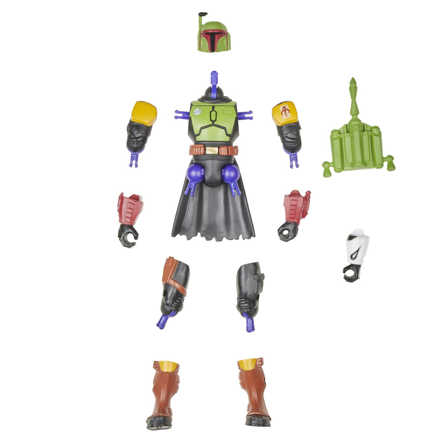 Figurina Star Wars MixMashers Boba Fett 12 cm cu accesorii