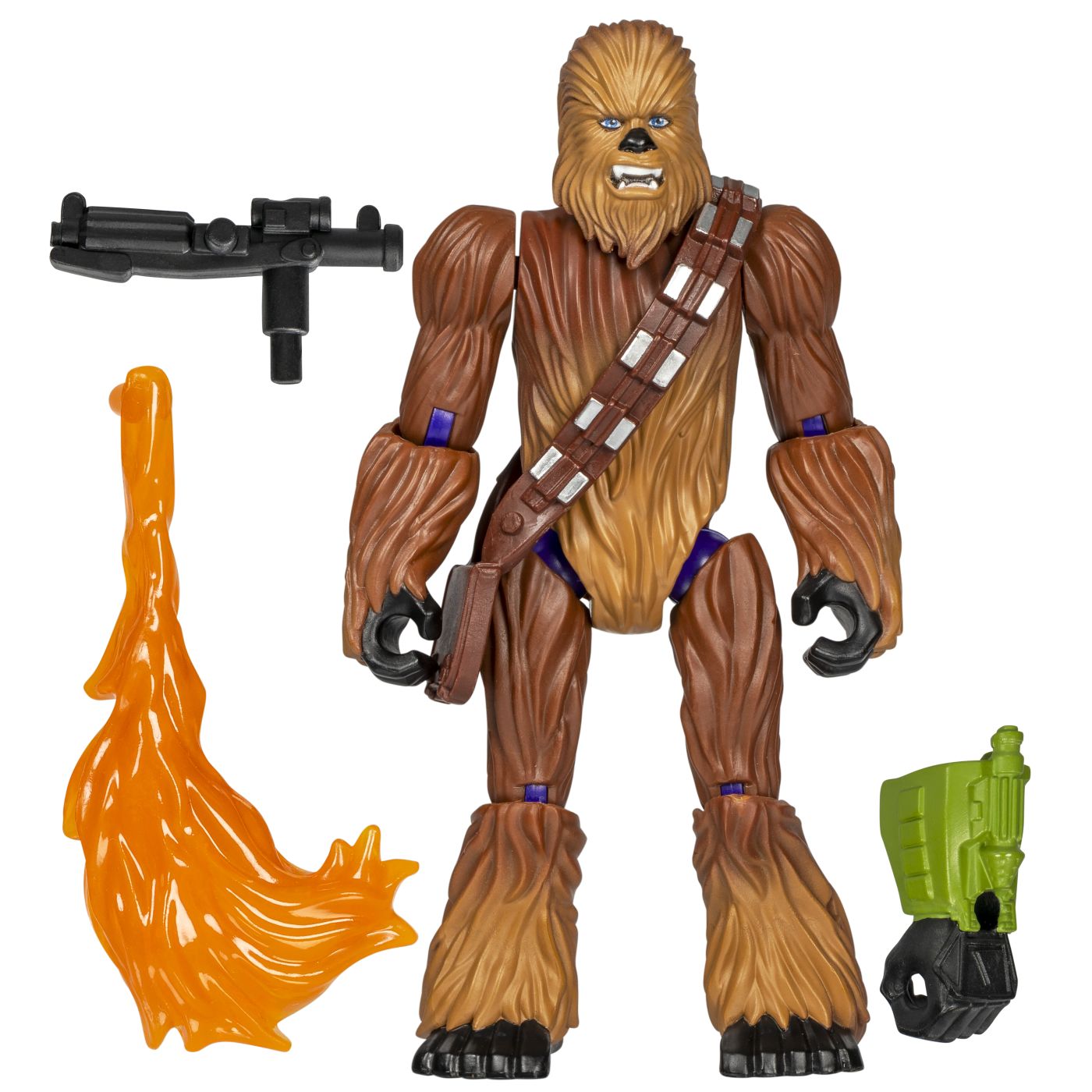 Figurină Star Wars MixMashers Chewbacca 12 cm cu accesorii interschimbabile