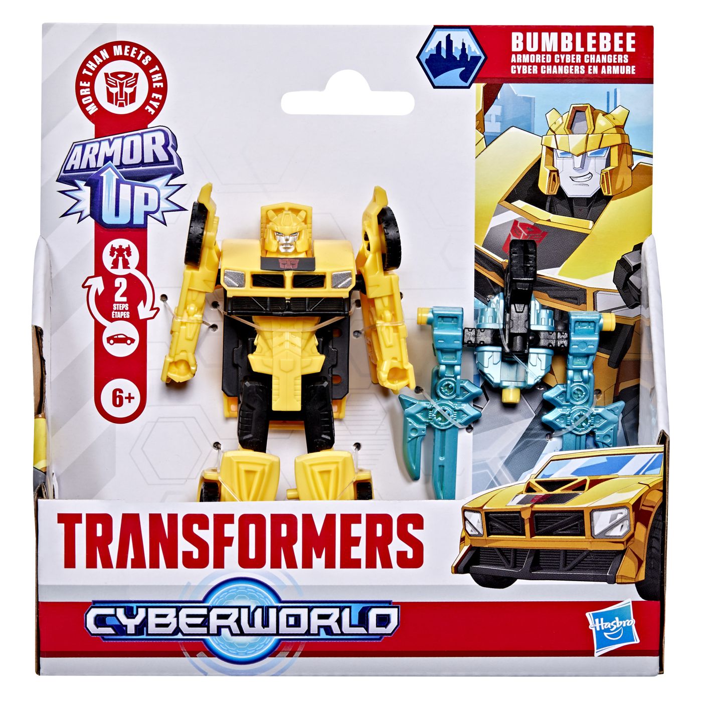 TRANSFORMERS CYBERWORLD ROBOT BUMBLEBEE BLINDAT TRANSFORMABIL