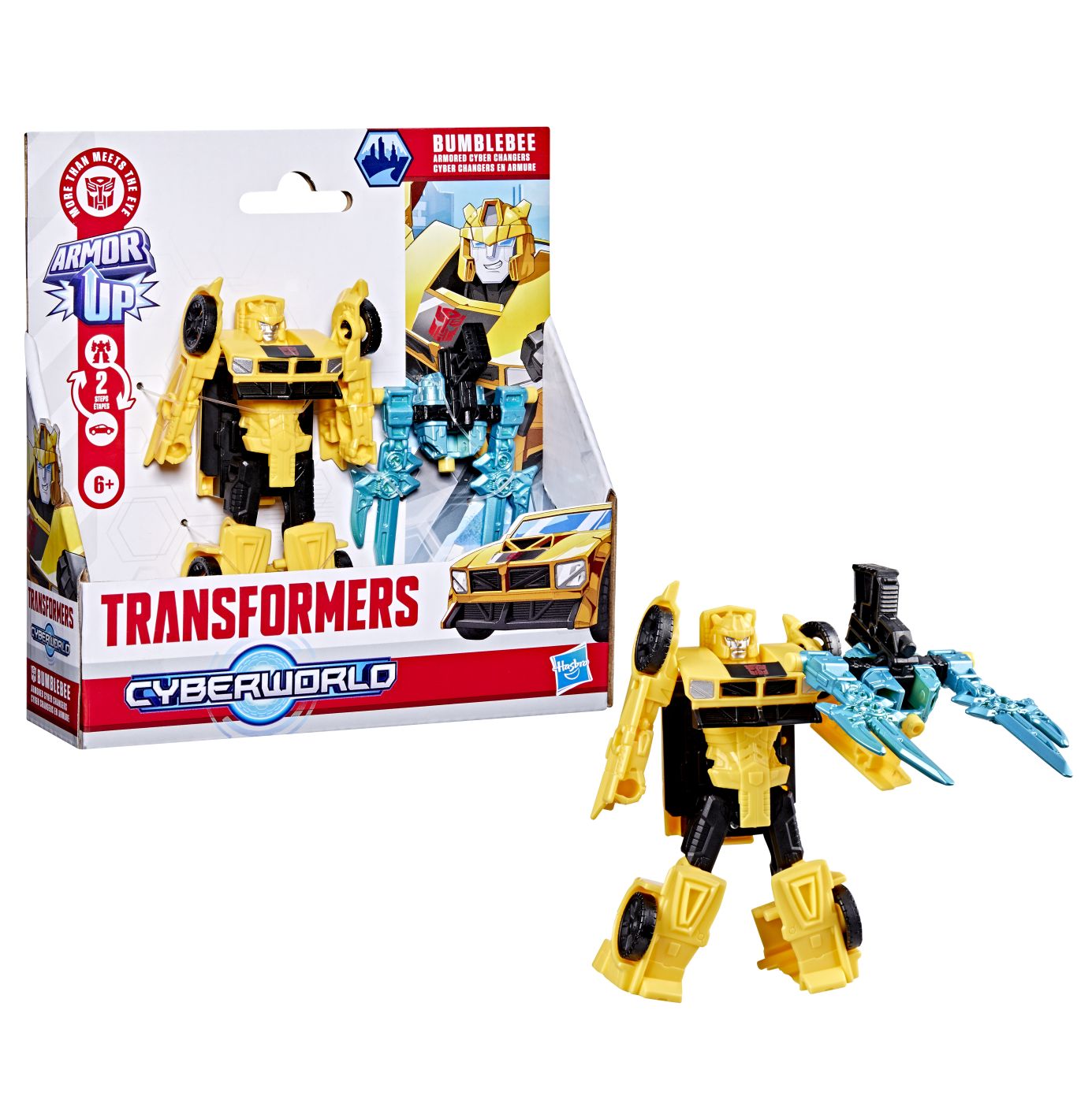 TRANSFORMERS CYBERWORLD ROBOT BUMBLEBEE BLINDAT TRANSFORMABIL