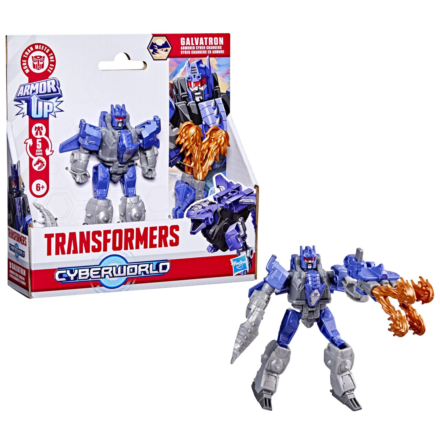 TRANSFORMERS CYBERWORLD ROBOT GALVATRON BLINDAT TRANSFORMABIL