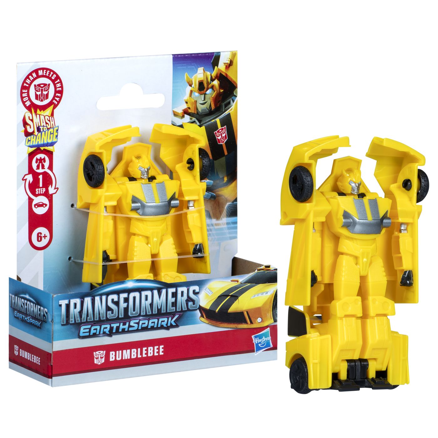 Figurina Transformers EarthSpark Bumblebee 1 Step Smash to Change