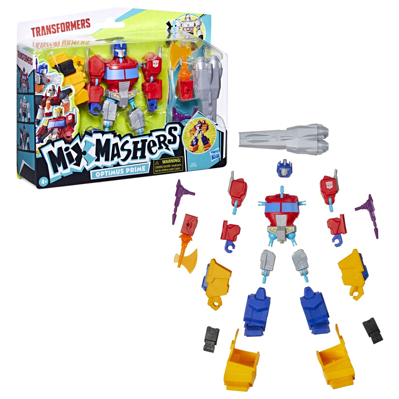 Figurina Transformers MixMashers Optimus Prime 12 cm cu accesorii