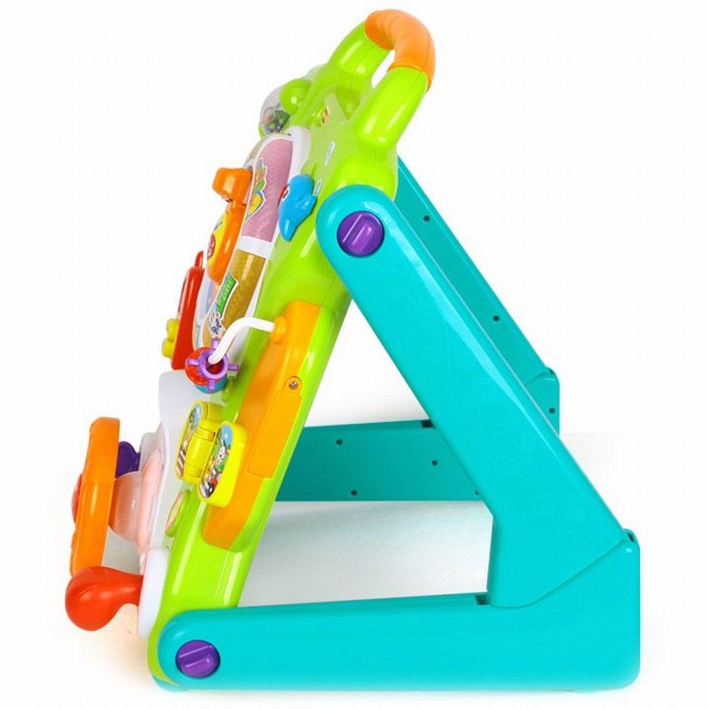 Antemergator 3 in 1 pentru bebe cu centru de activitati si tabla magnetica
