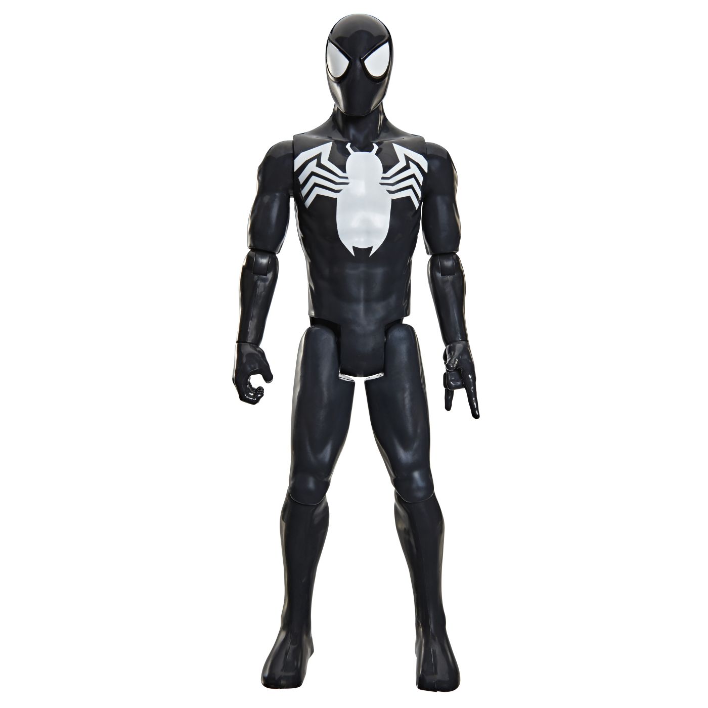 Figurină Spider-Man cu costum negru, Titan Series Hasbro, 30,5 cm