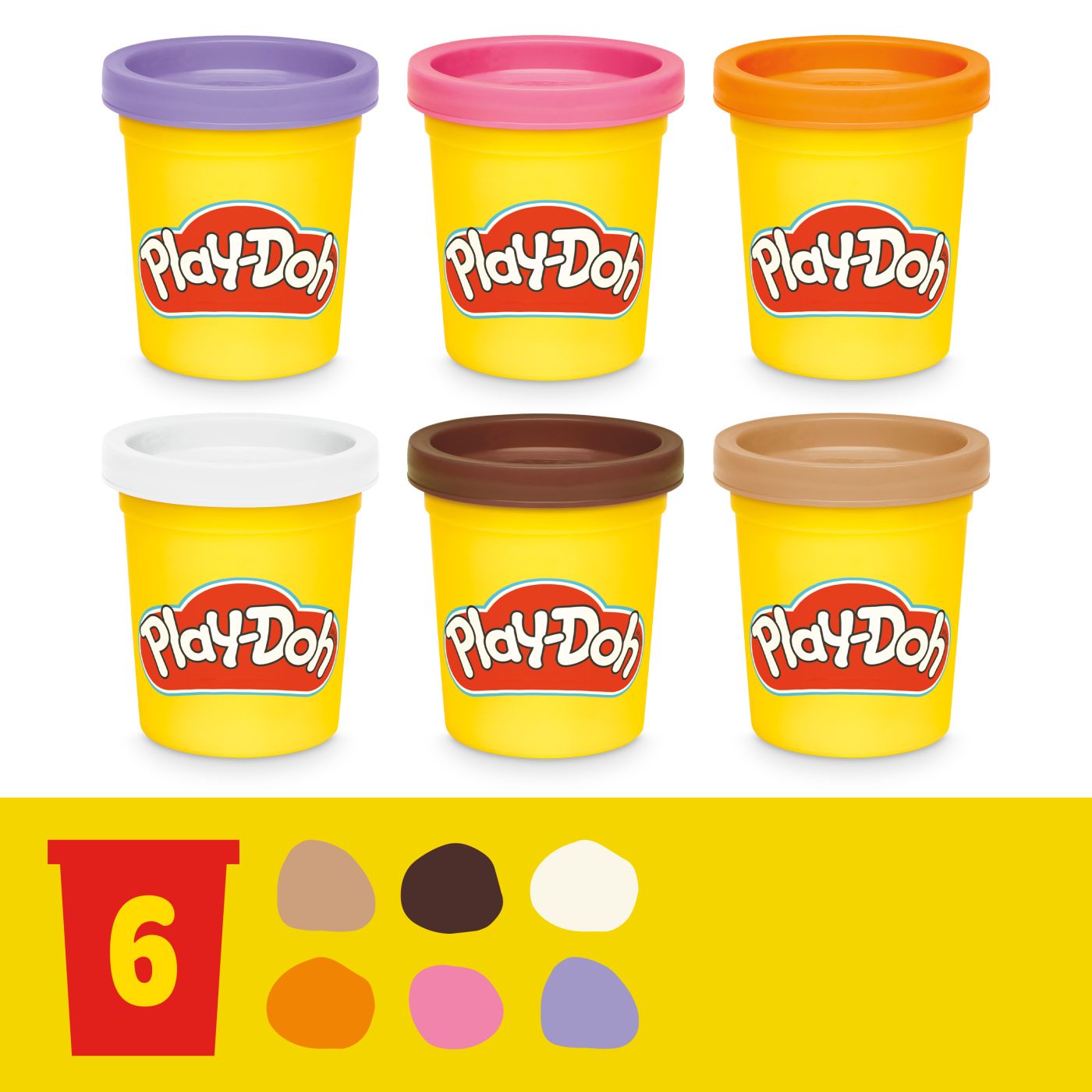 Set Play-Doh de gatit prajituri cu 6 culori si accesorii, 3+ ani